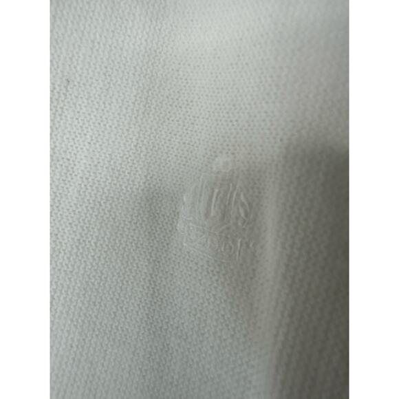 Izod Cardigan Men's Basic White Vintage Academia Preppy Button‎ Up Knit Medium - Picture 5 of 13